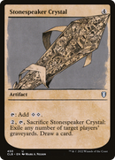 Stonespeaker Crystal (Showcase) (CLB-450) [Commander Legends: Battle for Baldur's Gate]