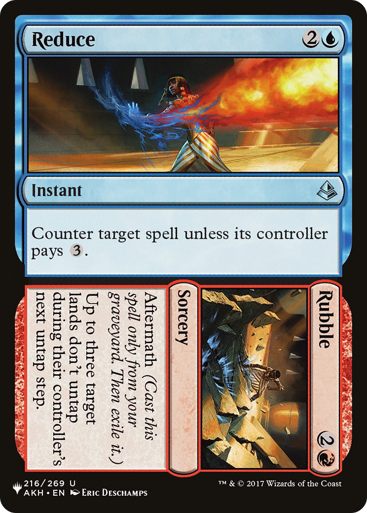 Reduce // Rubble (LIST-AKH-216) [The List]