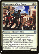 Lieutenants of the Guard (LIST-CN2-16) [The List]