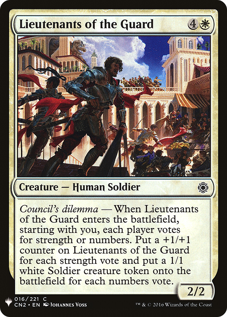 Lieutenants of the Guard (LIST-CN2-16) [The List]