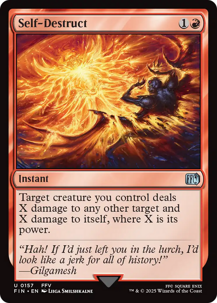 Self-Destruct (FIN-157) [FINAL FANTASY] Foil