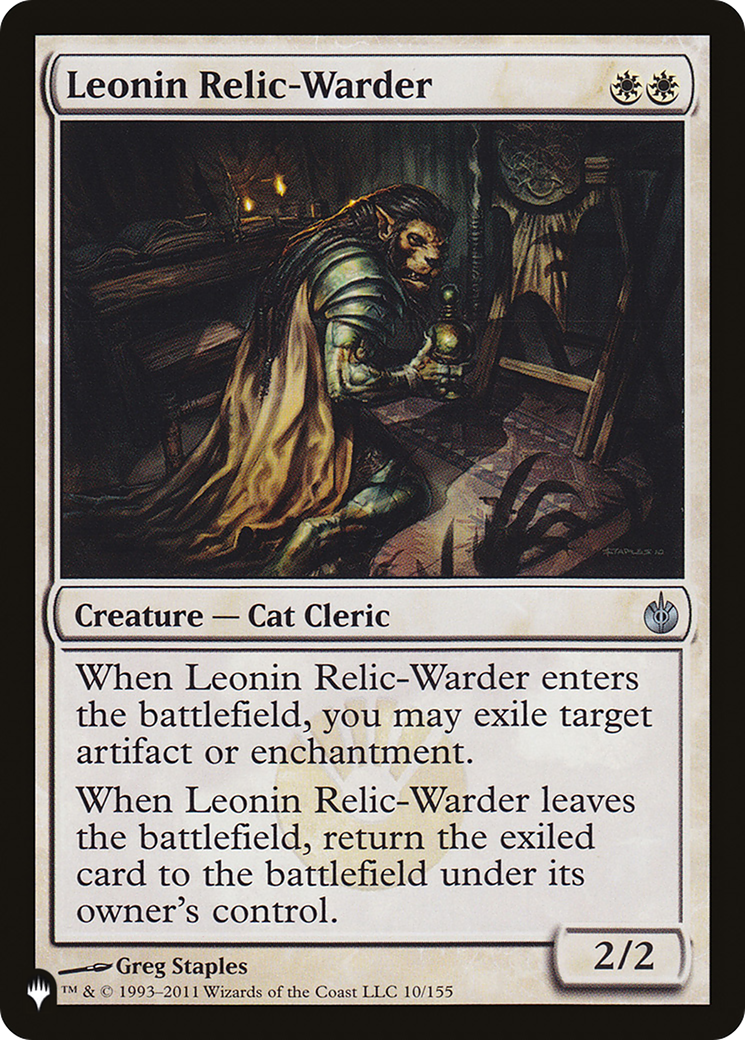 Leonin Relic-Warder (LIST-MBS-10) [The List]