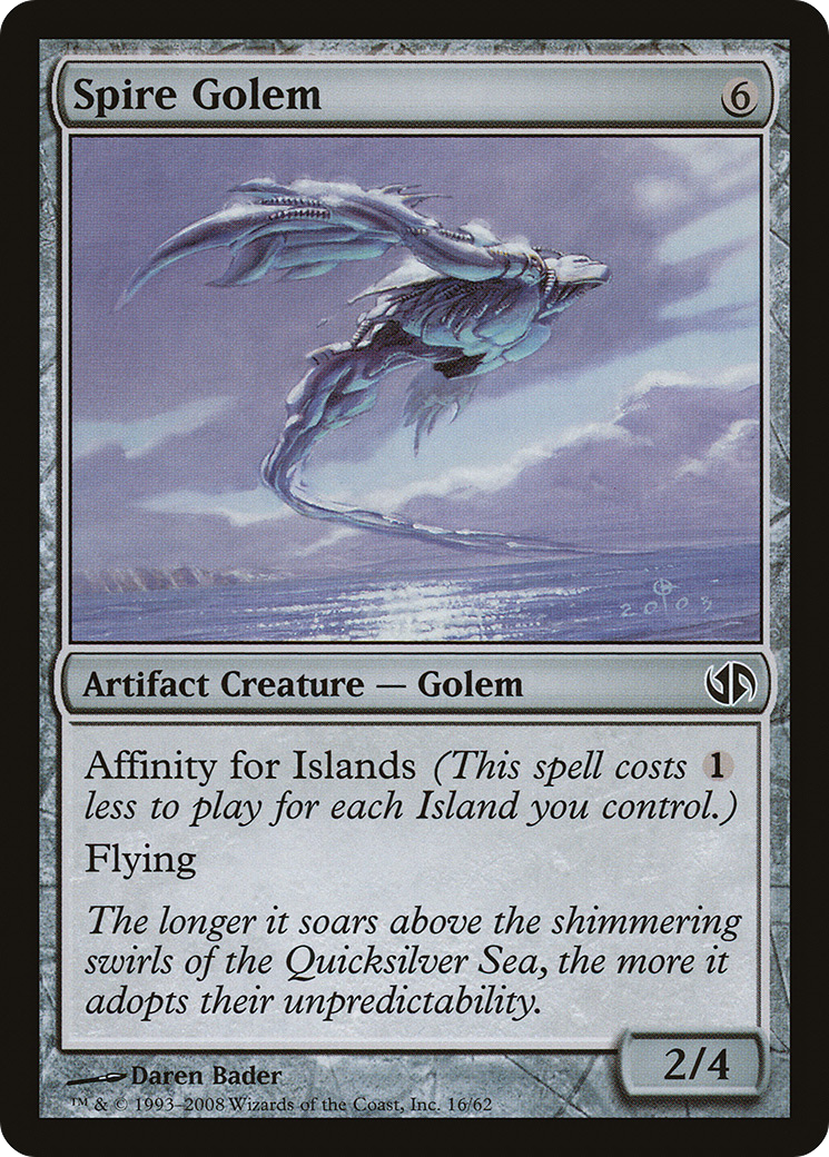 Spire Golem (DD2-016) [Duel Decks: Jace vs. Chandra]