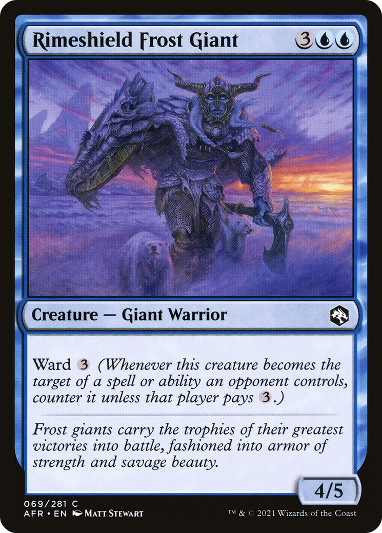 Rimeshield Frost Giant (AFR-069) [Adventures in the Forgotten Realms]