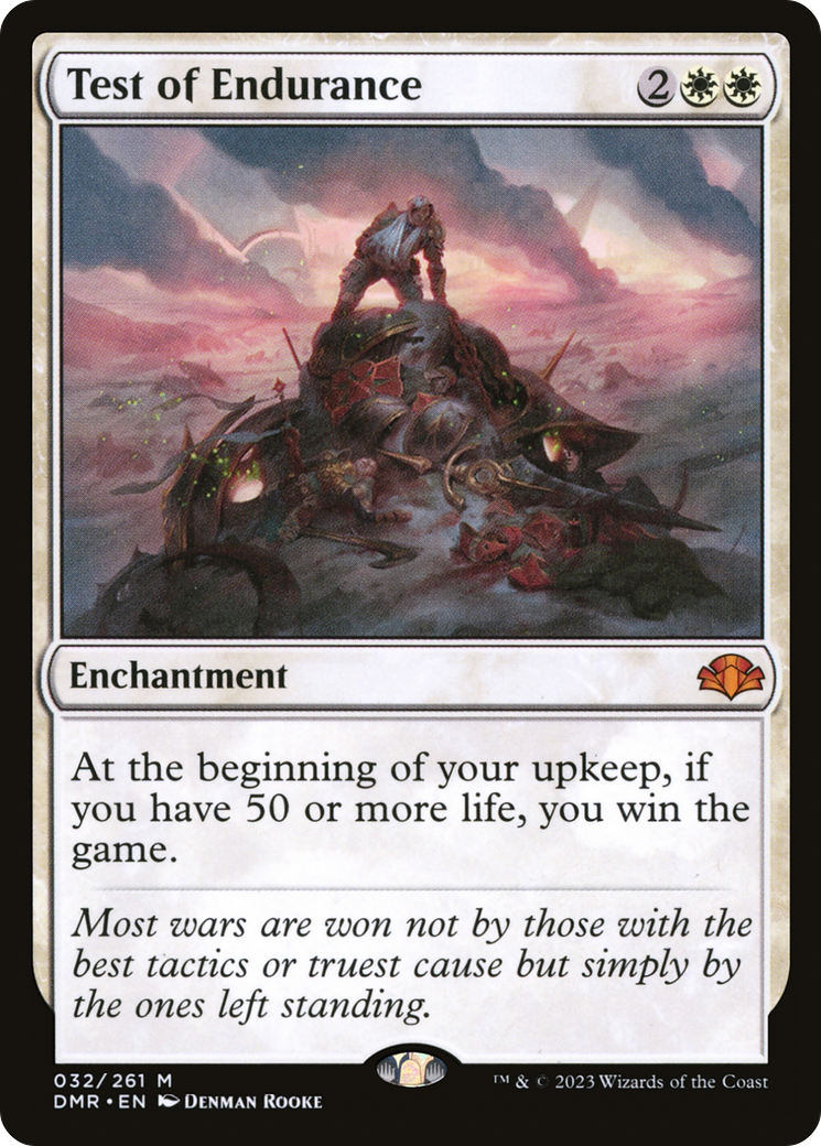 Test of Endurance (DMR-032) [Dominaria Remastered]