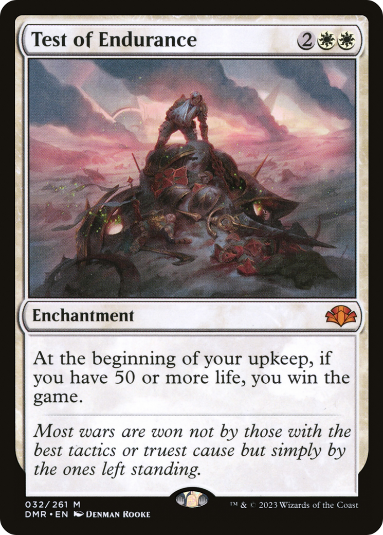 Test of Endurance (DMR-032) [Dominaria Remastered] Foil