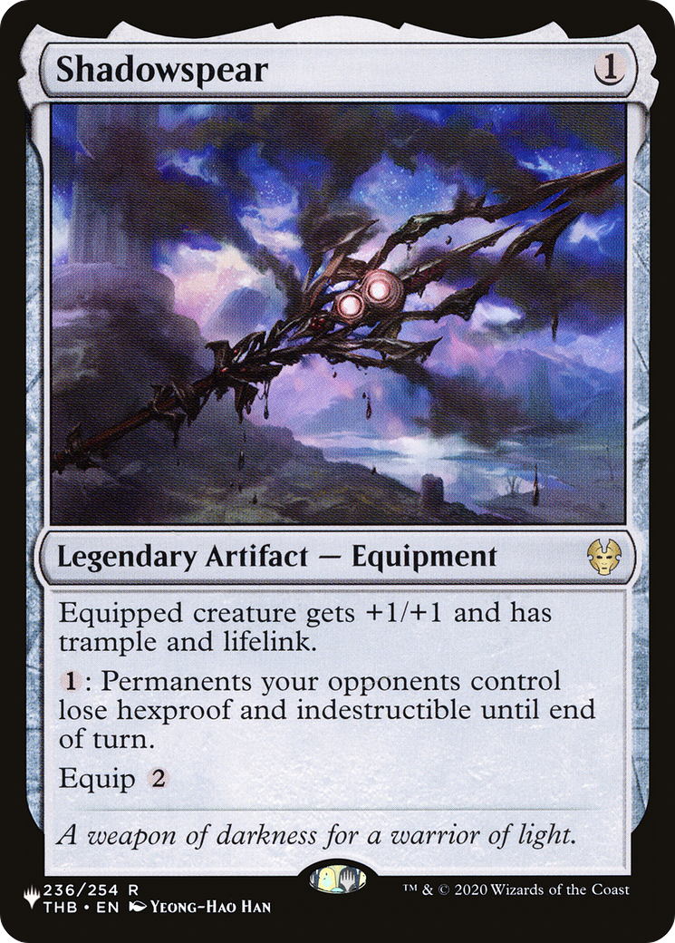 Shadowspear (LIST-THB-236) [The List]