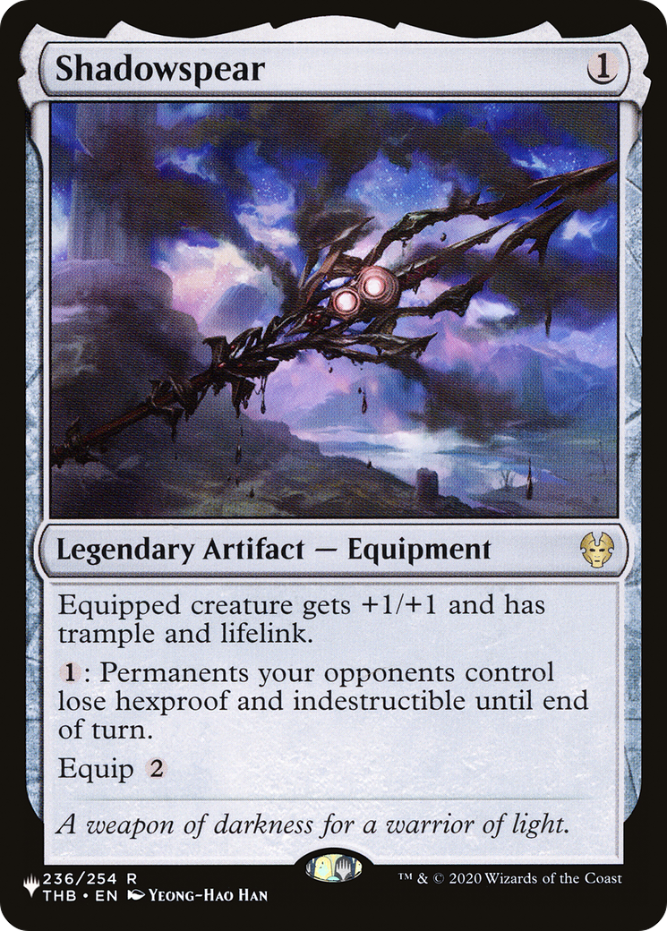 Shadowspear (LIST-THB-236) [The List]