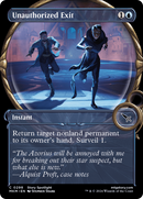 Unauthorized Exit (MKM-298) [Murders at Karlov Manor]: (Showcase) Foil