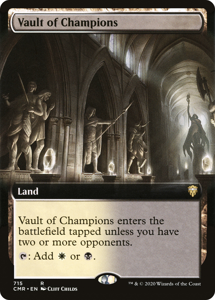 Vault of Champions (CMR-715) [Commander Legends]: (Extended Art) Foil