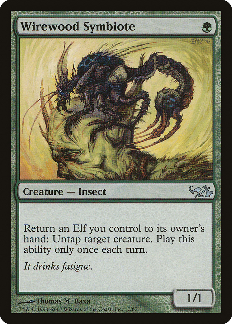 Wirewood Symbiote (EVG-017) [Duel Decks: Elves vs. Goblins]