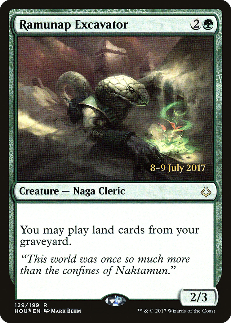 Ramunap Excavator (PRE-129S) [Hour of Devastation Promos] Foil