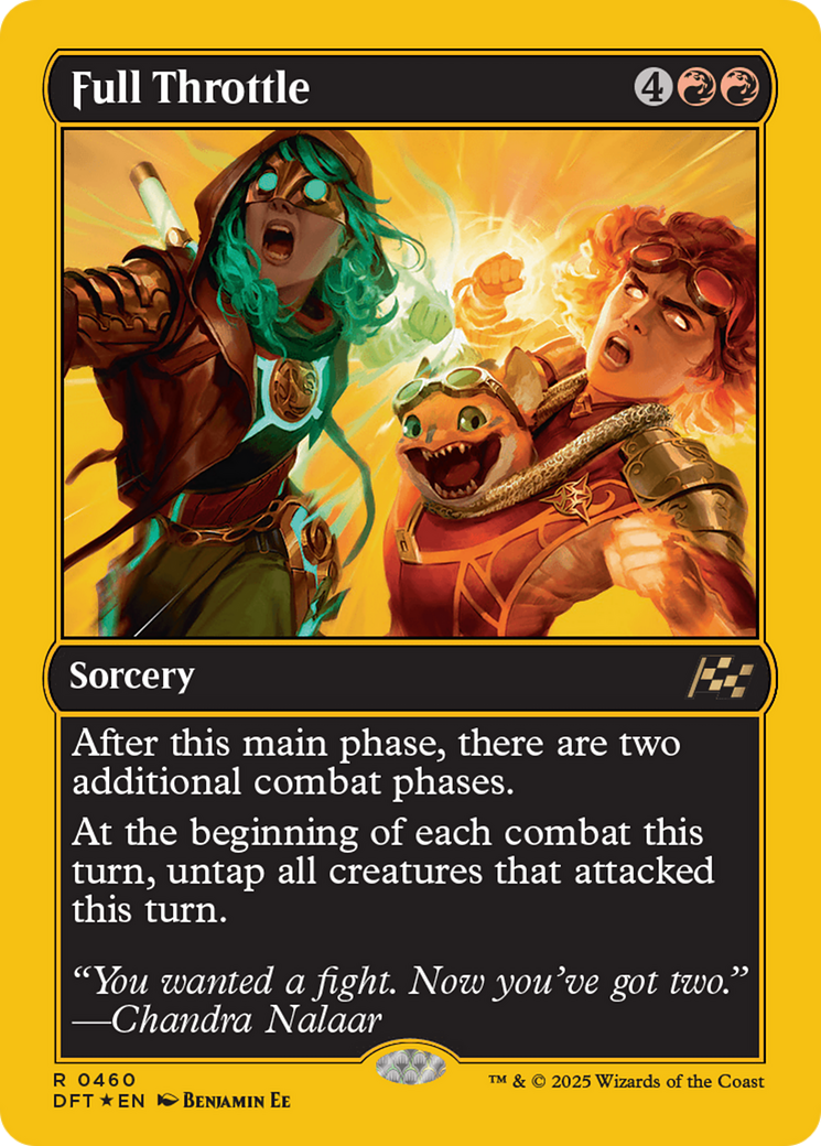 Full Throttle (DFT-460) [Aetherdrift] Foil