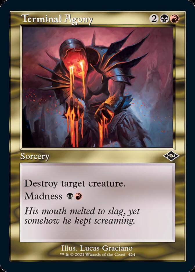 Terminal Agony (MH2-424) [Modern Horizons 2] Foil