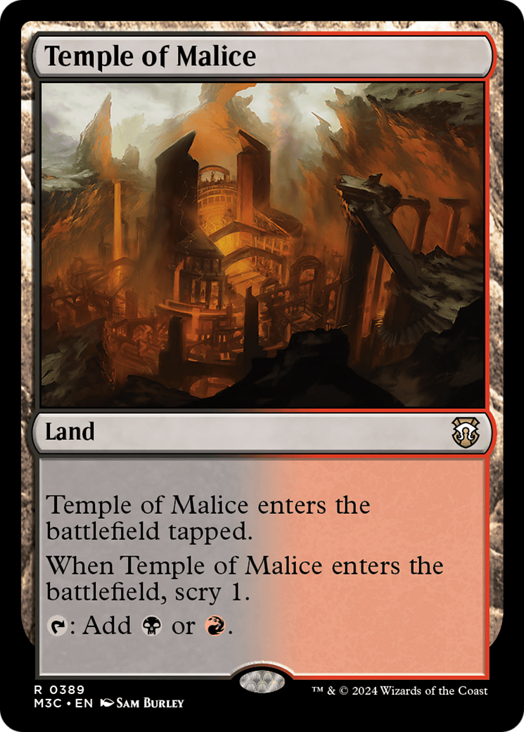 Temple of Malice (M3C-389) [Modern Horizons 3 Commander]