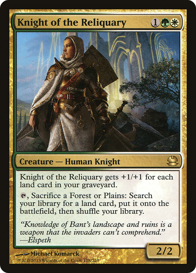 Knight of the Reliquary (MMA-178) [Modern Masters] Foil