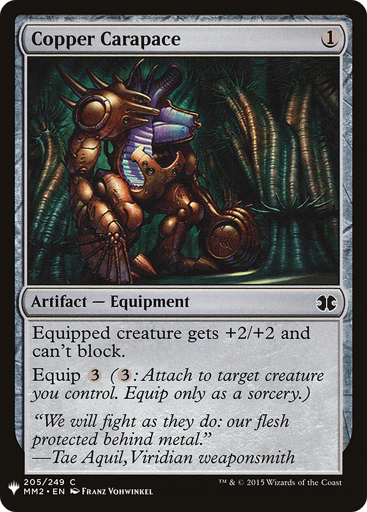 Copper Carapace (LIST-MM2-205) [The List]