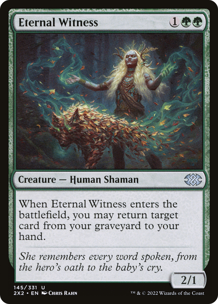 Eternal Witness (2X2-145) [Double Masters 2022] Foil