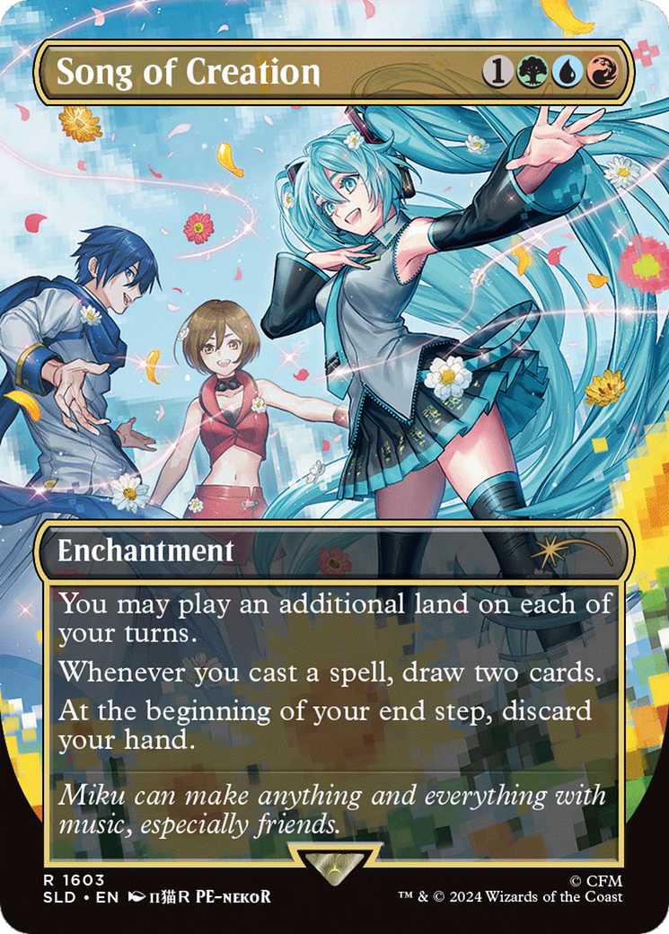 Song of Creation (SLD-1603) [Secret Lair Drop] (Borderless)