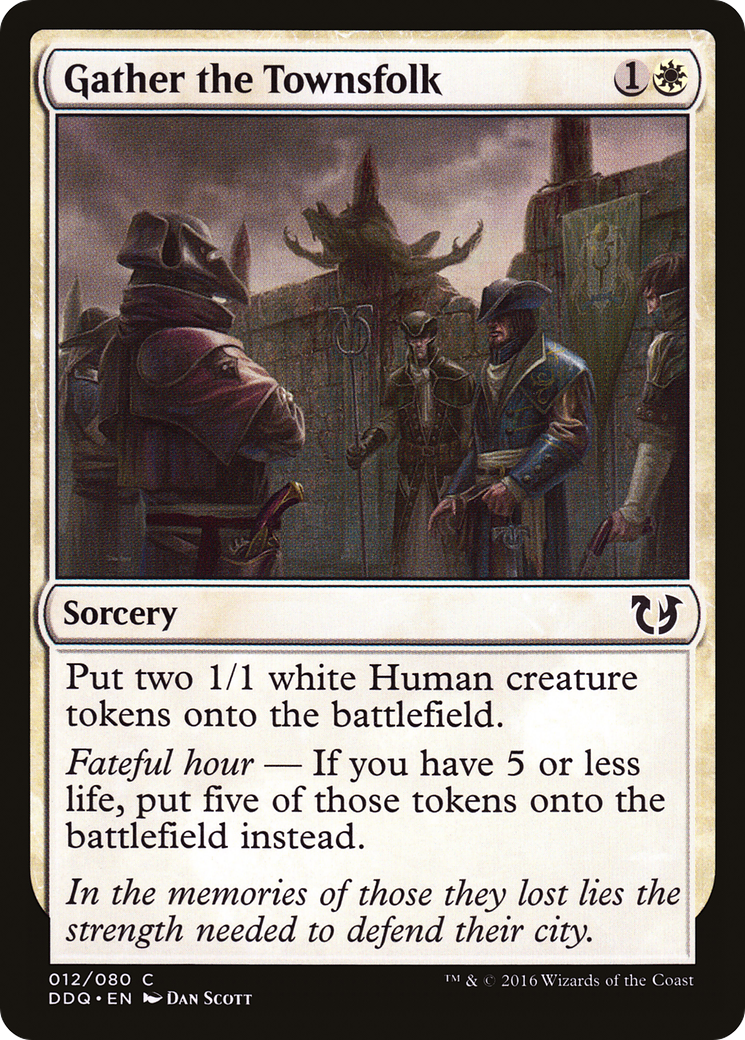 Gather the Townsfolk (DDQ-012) [Duel Decks: Blessed vs. Cursed]