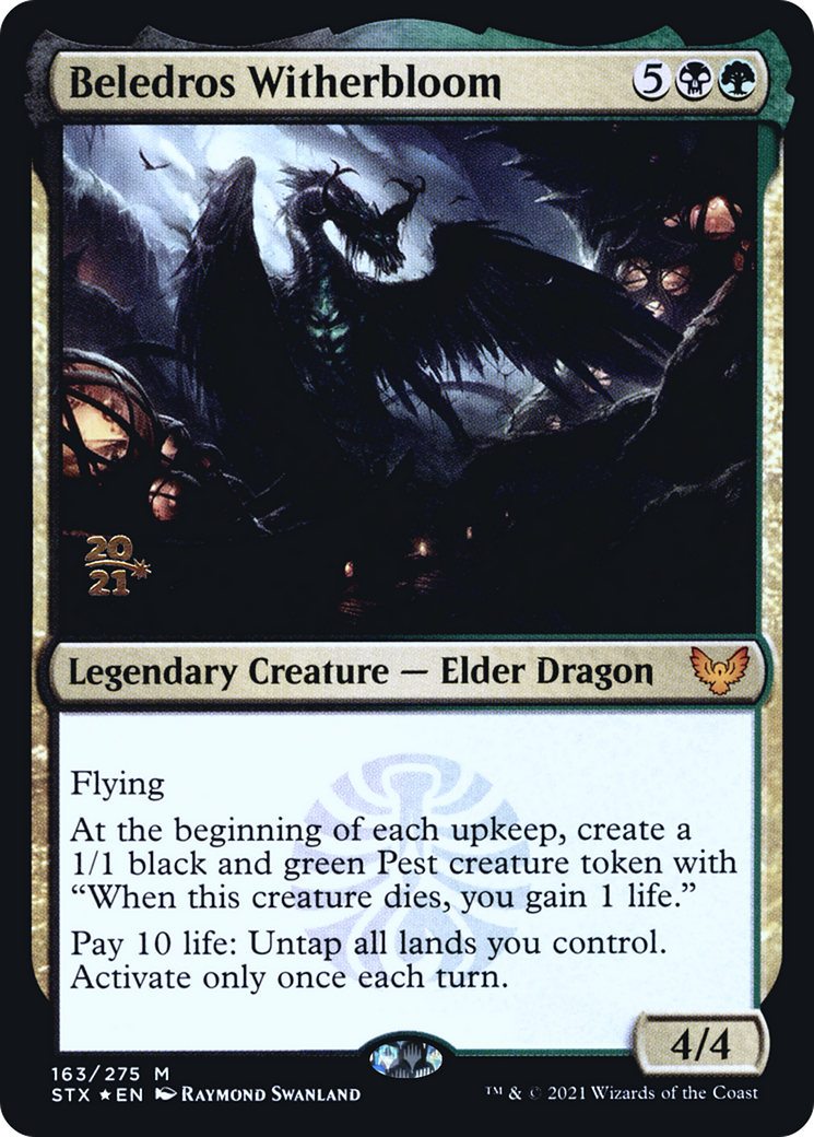 Beledros Witherbloom (PRE-163S) [Strixhaven: School of Mages Promos] Foil