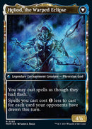 Heliod, the Radiant Dawn // Heliod, the Warped Eclipse (MOM-293) [March of the Machine]: (Showcase, enchantment) Foil