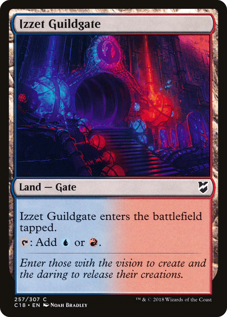 Izzet Guildgate (C18-257) [Commander 2018]