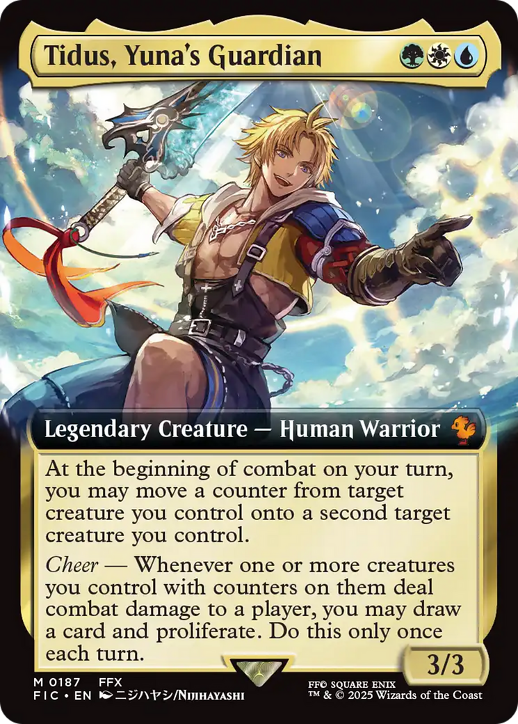 Tidus, Yuna's Guardian (Extended Art) (FIC-187) [Commander: FINAL FANTASY]: (Extended Art)