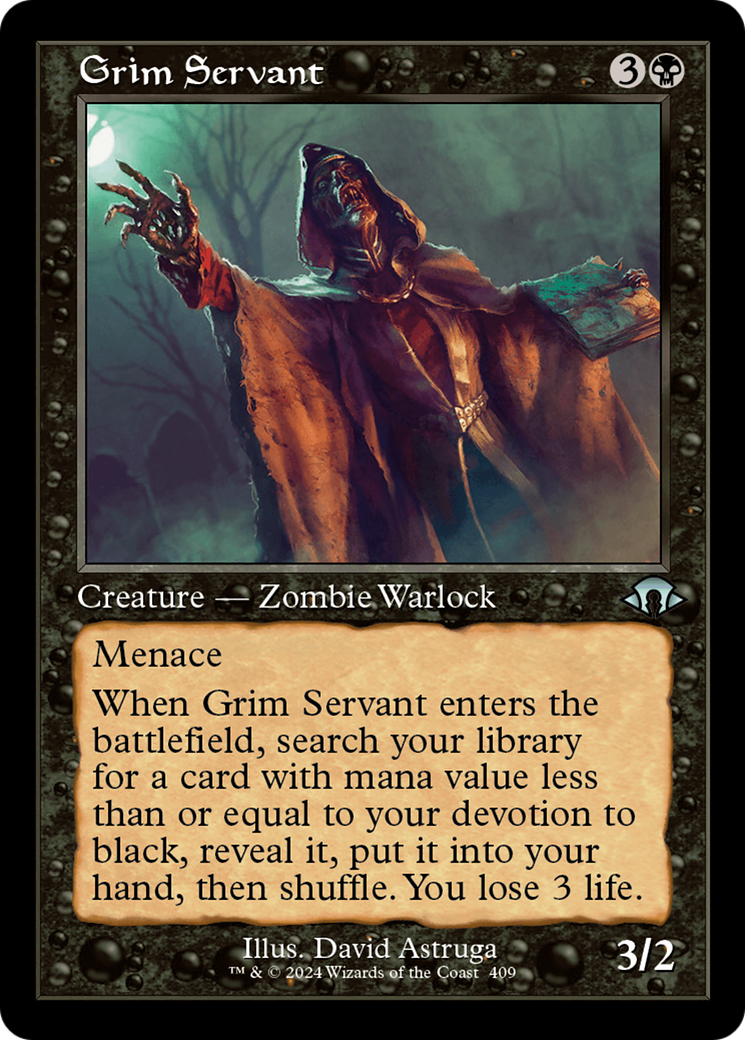 Grim Servant (MH3-409) [Modern Horizons 3] Foil