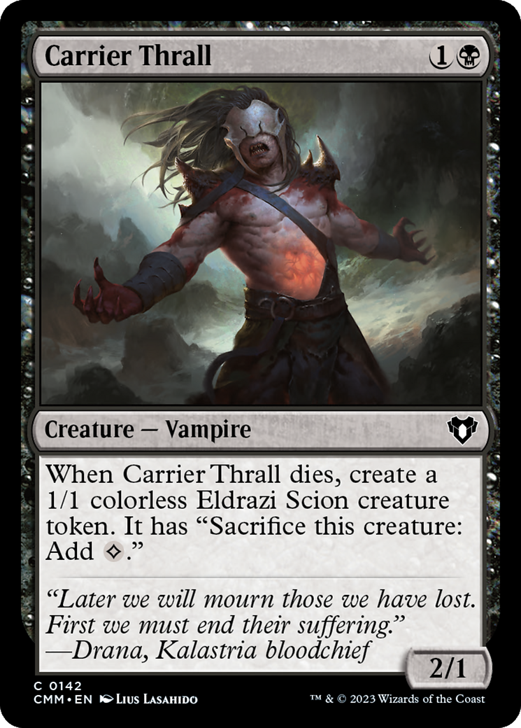 Carrier Thrall (CMM-142) [Commander Masters]