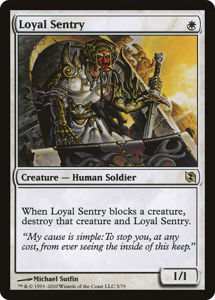 Loyal Sentry (DDF-005) [Duel Decks: Elspeth vs. Tezzeret]