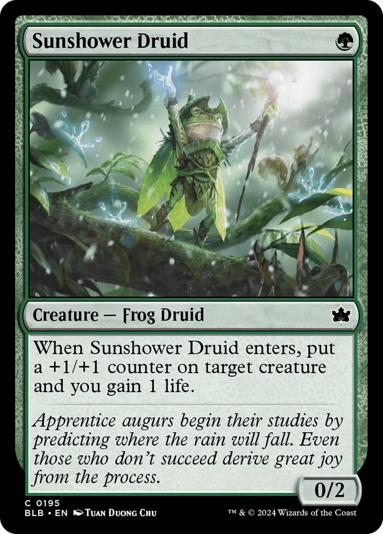 Sunshower Druid (BLB-195) [Bloomburrow]