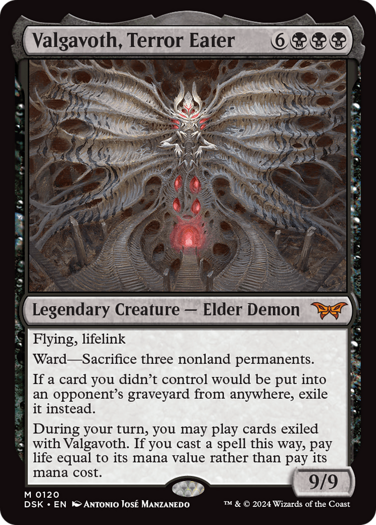 Valgavoth, Terror Eater (DSK-120) [Duskmourn: House of Horror] Foil