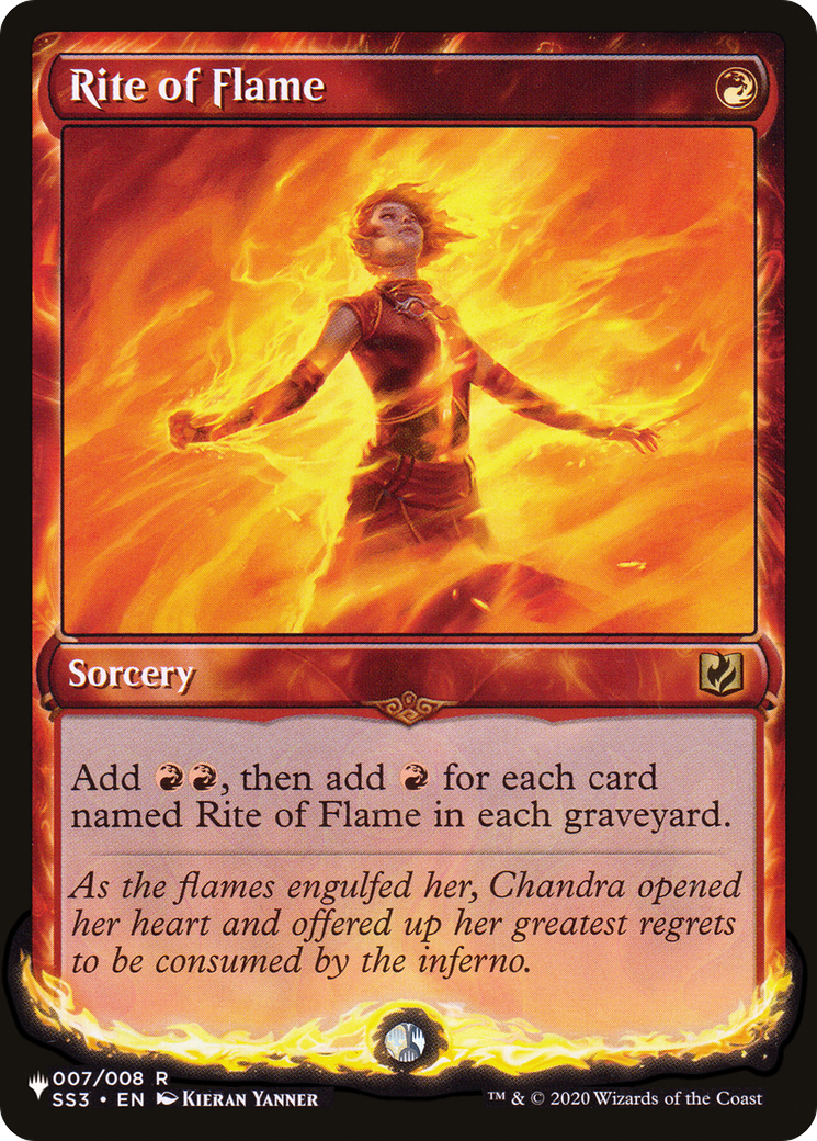 Rite of Flame (LIST-SS3-7) [The List]