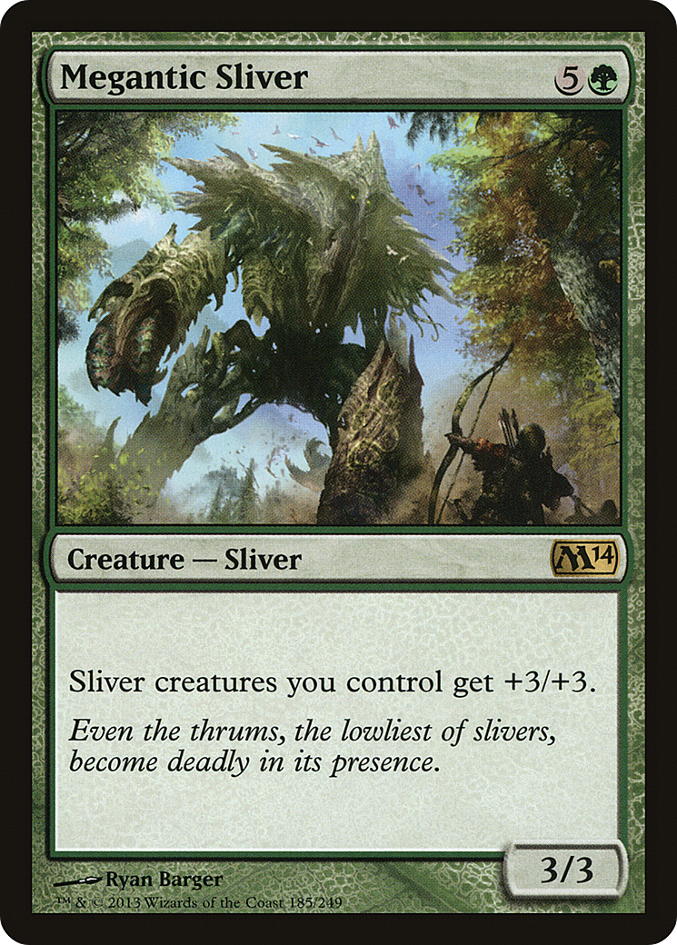 Megantic Sliver (M14-185) [Magic 2014] Foil