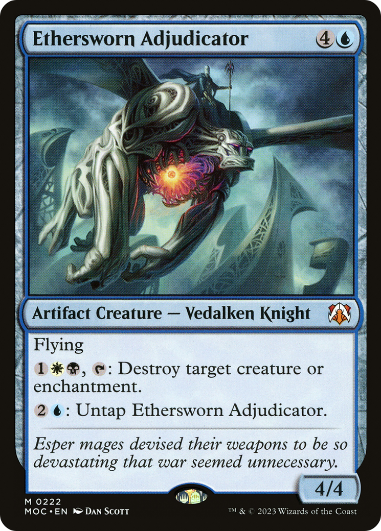 Ethersworn Adjudicator (MOC-222) [March of the Machine Commander]