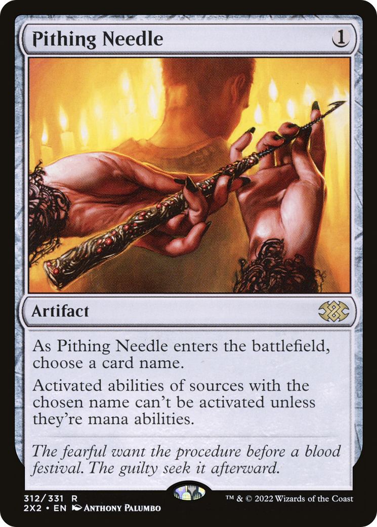 Pithing Needle (2X2-312) [Double Masters 2022] Foil