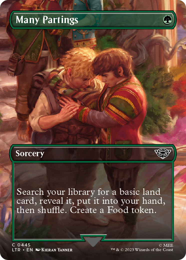 Many Partings (LTR-445) [The Lord of the Rings: Tales of Middle-earth] (Borderless)