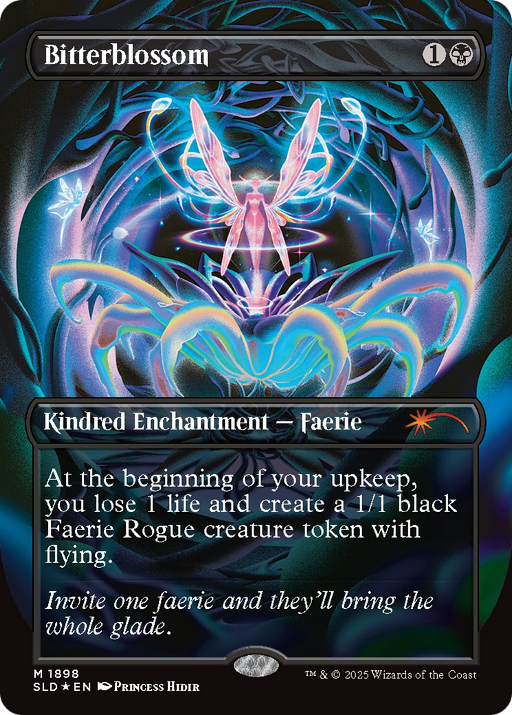 Bitterblossom (SLD-1898) [Secret Lair Drop] (Borderless) Foil