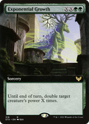 Exponential Growth (Extended Art) (STX-318) [Strixhaven: School of Mages]