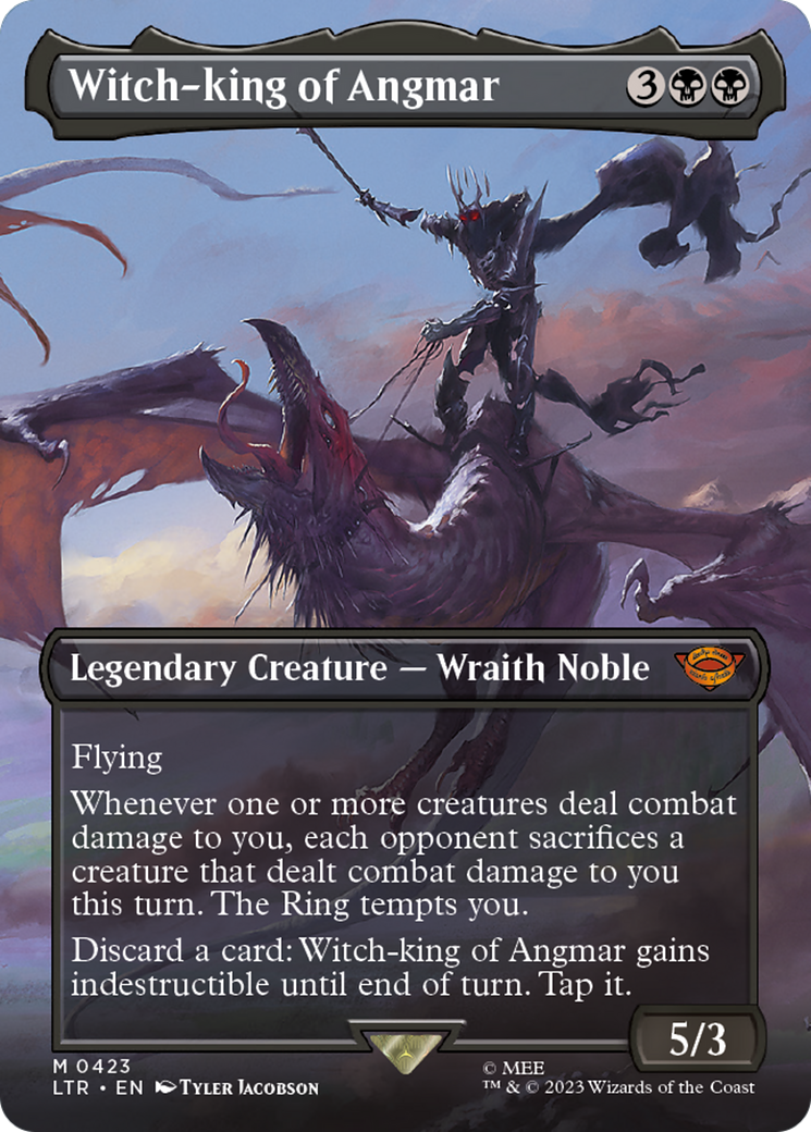 Witch-king of Angmar (LTR-423) [The Lord of the Rings: Tales of Middle-earth] (Borderless) Foil