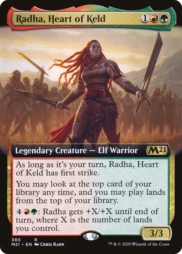 Radha, Heart of Keld (M21-380) [Core Set 2021]: (Extended Art)