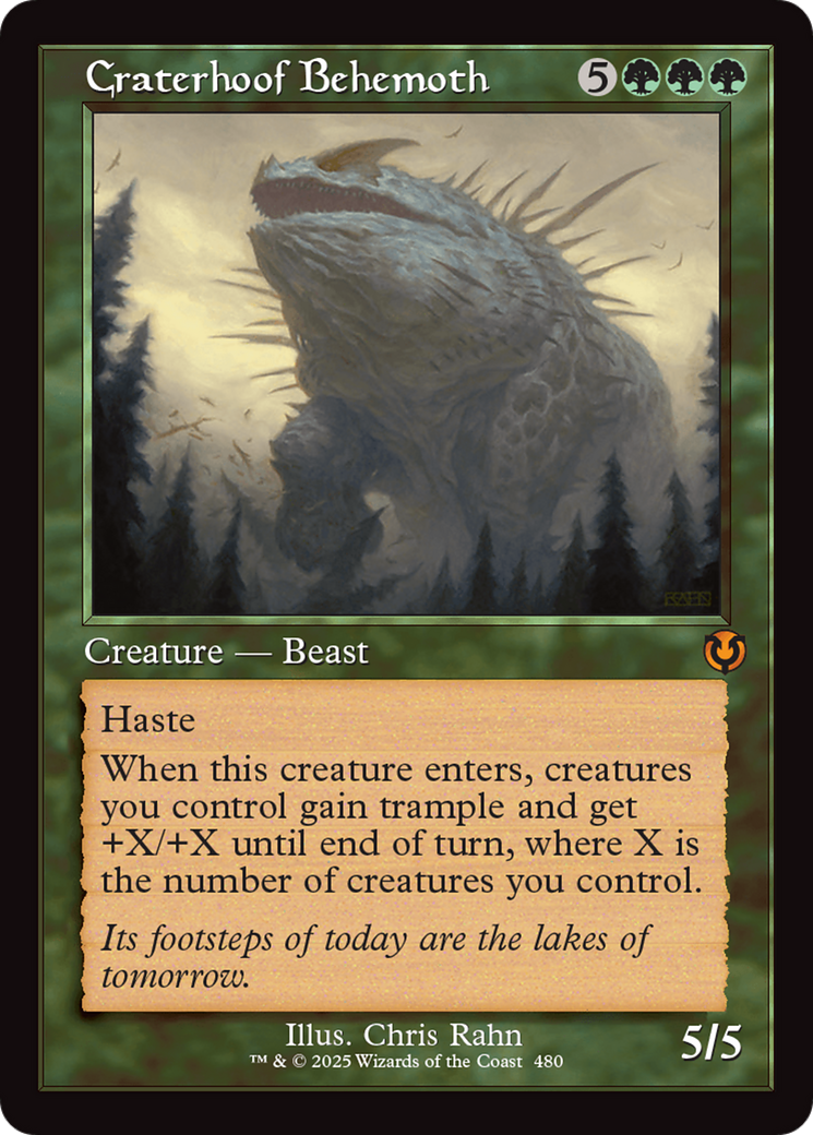 Craterhoof Behemoth (INR-480) [Innistrad Remastered]