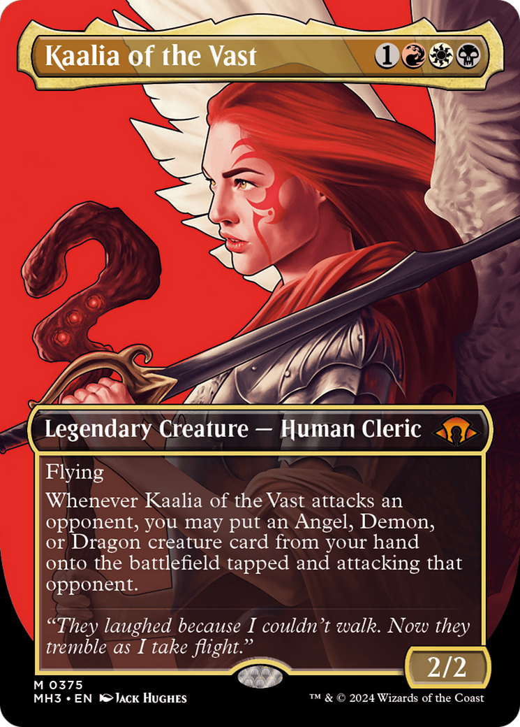 Kaalia of the Vast (MH3-375) [Modern Horizons 3] (Borderless) Foil