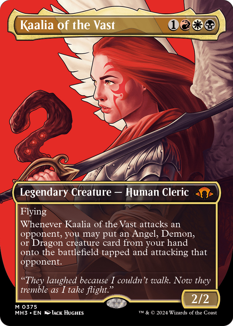 Kaalia of the Vast (Borderless) (MH3-375) [Modern Horizons 3]