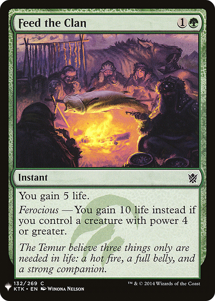 Feed the Clan (LIST-KTK-132) [The List]