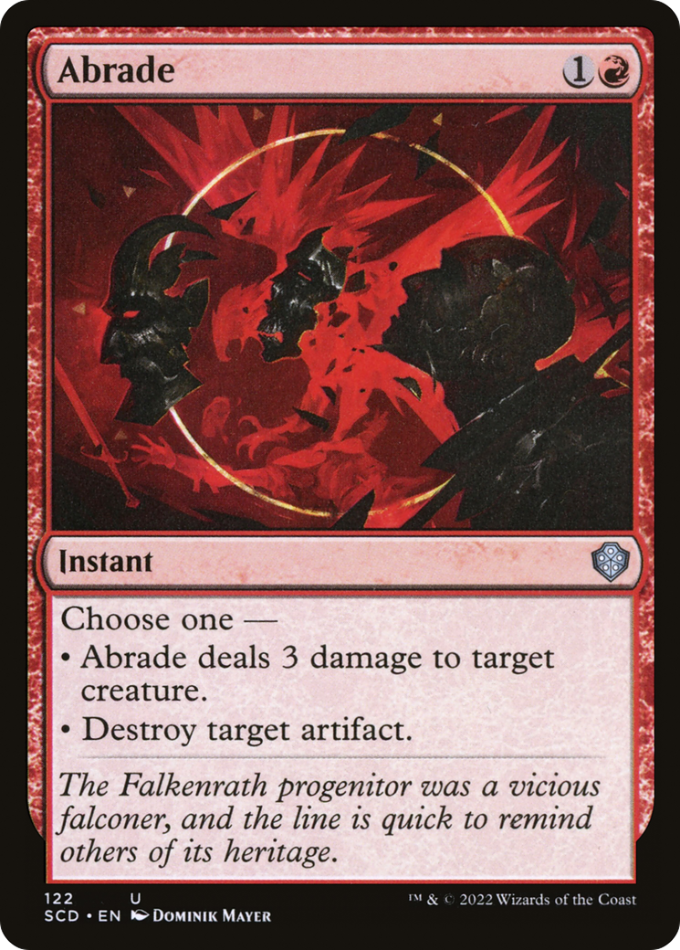 Abrade (SCD-122) [Starter Commander Decks]
