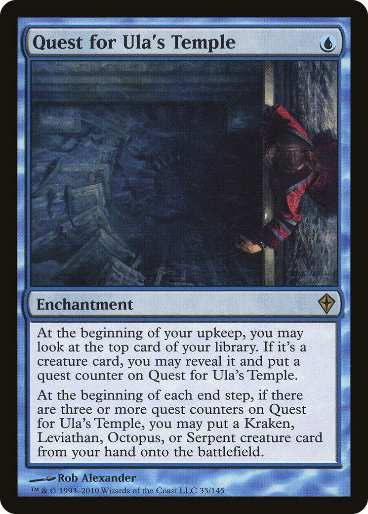 Quest for Ula's Temple (WWK-035) [Worldwake] Foil