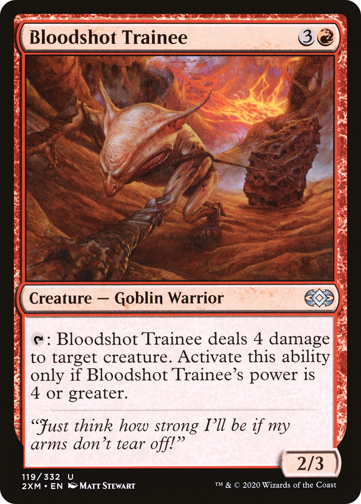 Bloodshot Trainee (2XM-119) [Double Masters] Foil