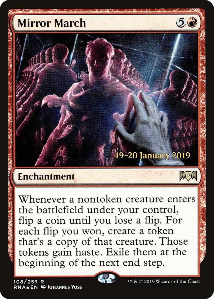 Mirror March (PRE-108S) [Ravnica Allegiance Promos] Foil